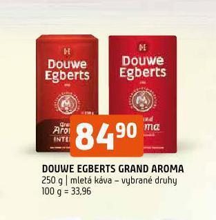 Terno Douwe egberts gran aroma mletá káva nabídka