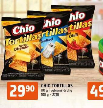 Terno Chio tortillas nabídka
