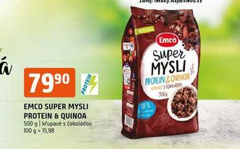 Terno Emco super mysli protein & quinoa nabídka