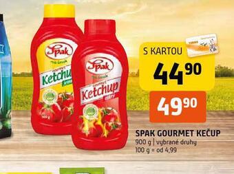 Terno Spak gourmet kečup nabídka