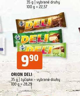 Terno Orion deli nabídka