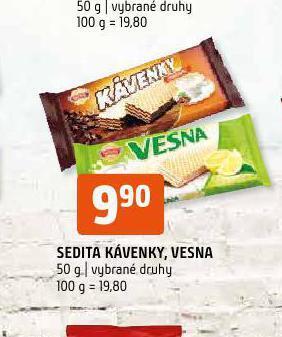 Terno Sedita kávenky, vesna nabídka