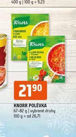 Terno Knorr polévka nabídka