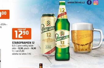 Terno Pivo staropramen 12 nabídka