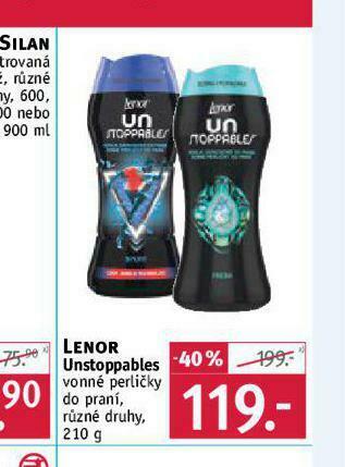 Rossmann Lenor vonné perličky nabídka