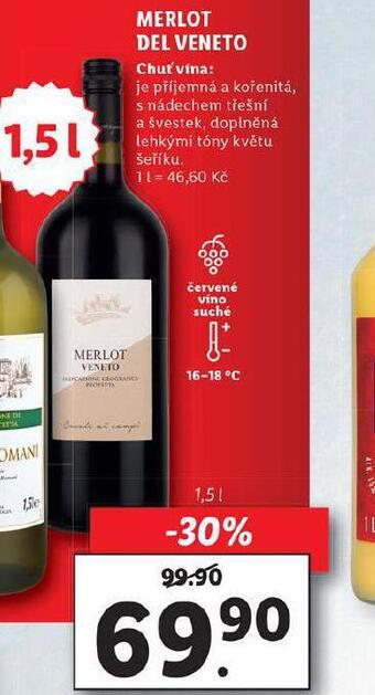 Lidl Merlot del veneto nabídka