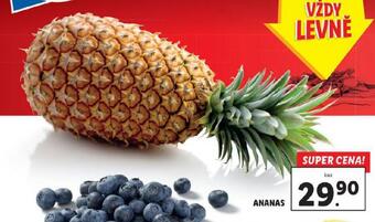 Lidl Ananas nabídka