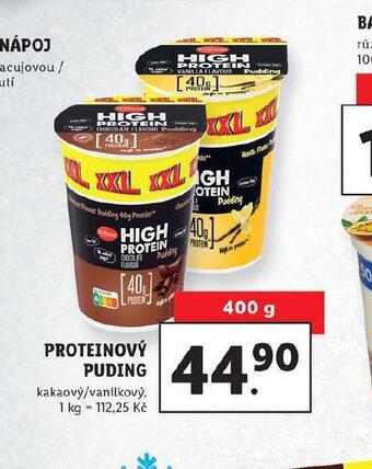 Lidl Protein puding nabídka
