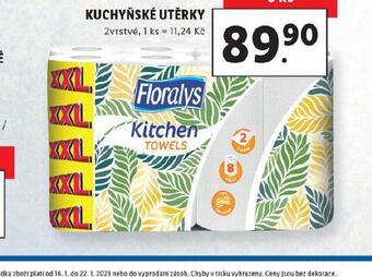 Lidl Kuchyňské utěrky nabídka