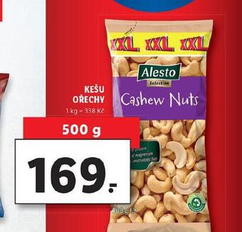 Lidl Kešu ořechy nabídka