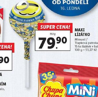 Lidl Maxi lízátko nabídka