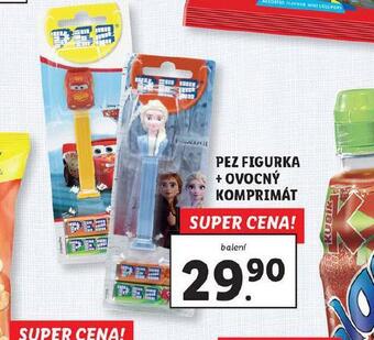 Lidl Pez figurka + ovocný komprimát nabídka