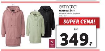 Lidl Mikinové šaty nabídka