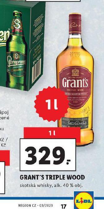 Lidl Grant´s triple wood nabídka