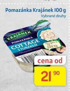 Kubík potraviny Krajánek pomazánka 100 g nabídka
