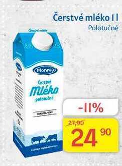 Kubík potraviny Moravia čerstvé mléko polotučné 1l nabídka