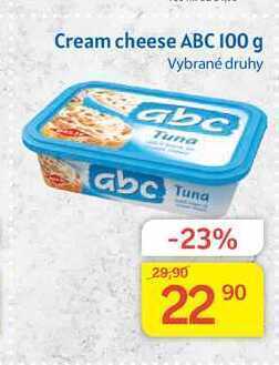 Kubík potraviny Abc cream cheese 100 g nabídka