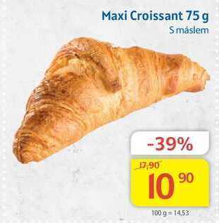 Maxi croissant s máslem 75 g