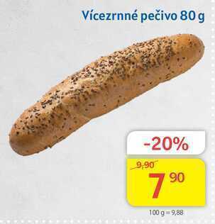 Kubík potraviny Vícezrnné pečivo 80 g nabídka