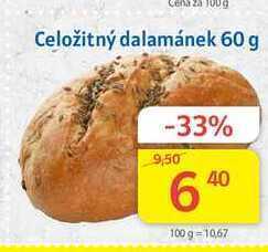 Kubík potraviny Celožitný dalamánek 60 g nabídka