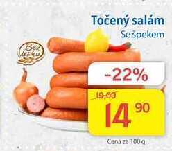 Kubík potraviny Točený salám se špekem 100 g nabídka
