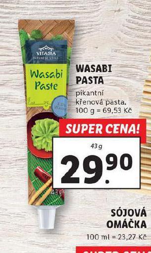 Lidl Wasabi pasta nabídka