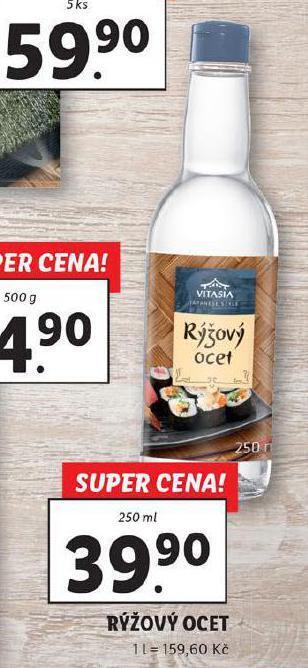 Lidl Rýžový ocet nabídka