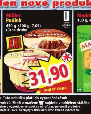 Norma Müller pudink nabídka