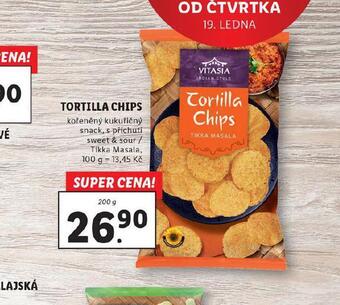 Lidl Tortilla chips nabídka