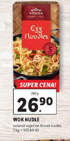 Lidl Wok nudle nabídka