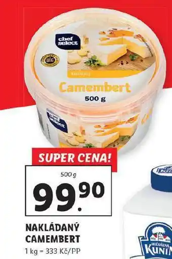 Lidl Nakládaný camembert nabídka
