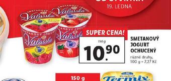 Lidl Smetanový jogurt ochucený nabídka