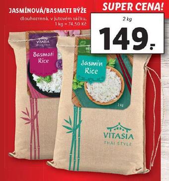 Lidl Jasmínová / basmati rýže nabídka