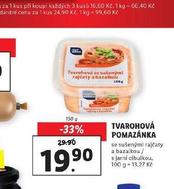 Lidl Tvarohová pomazánka nabídka