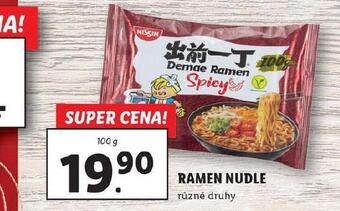 Lidl Ramen nudle nabídka