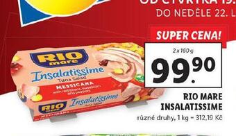 Lidl Rio mare insalatissime nabídka