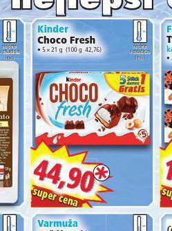 Norma Kinder choco fresh nabídka