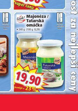 Norma Majonéza, tatarská omáčka nabídka