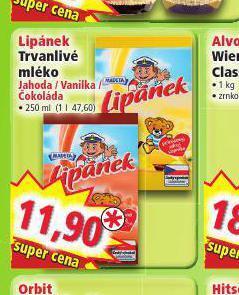 Norma Lipánek trvanlivé mléko nabídka