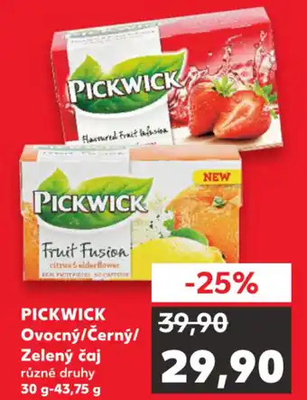 Kaufland Pickwick Ovocný/Černý/Zelené čaj 30-43,75g, různé druhy nabídka