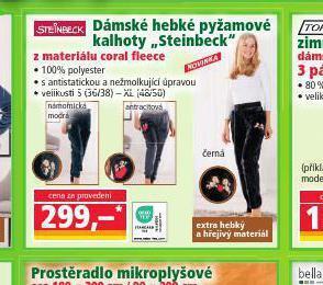 Norma Dámské hebké pyžamové kalhoty nabídka