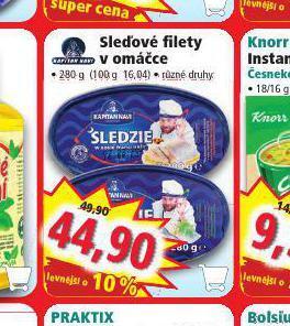 Norma Sleďové filety v omáčce nabídka