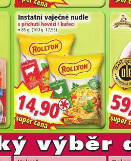 Norma Instantní vaječné nudle nabídka