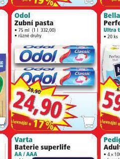 Norma Odol zubní pasta nabídka