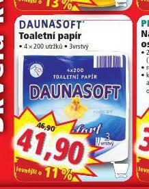 Norma Daunasoft toaletní papír nabídka