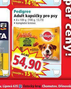 Norma Pedigree adult kapsičky pro psy nabídka