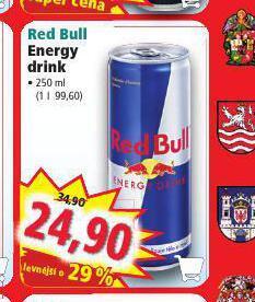 Norma Red bull energy drink nabídka