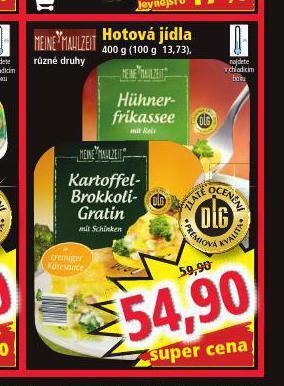 Norma Hotová jídla nabídka