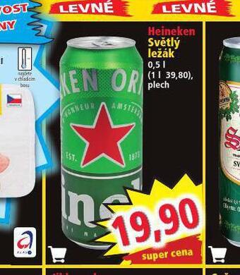 Norma Pivo heineken světlý ležák nabídka