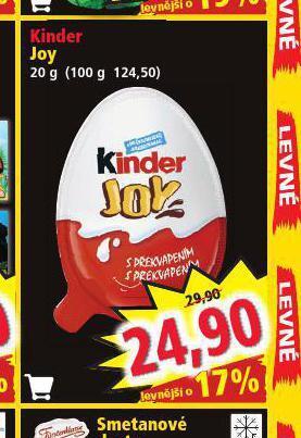 Norma Kinder joy nabídka